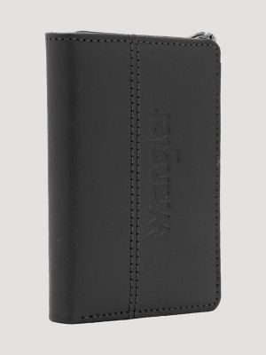 Мужские кошельки Wrangler Men's Embossed Wrangler Chain Wallet — фото 4