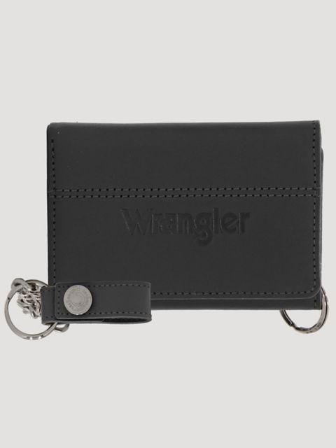 Мужские кошельки Wrangler Men's Embossed Wrangler Chain Wallet