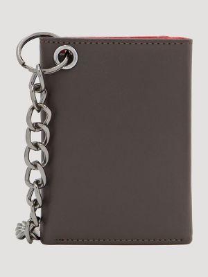 Men's Embossed Wrangler Chain Wallet