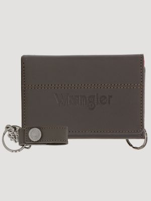 Men's Embossed Wrangler Chain Wallet from Wrangler - $29.99