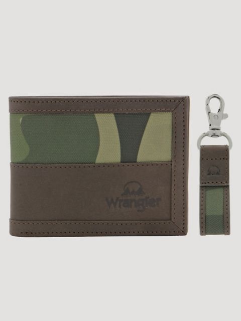 Мужские аксессуары Wrangler Men's Camo Wallet & Key Fob Set