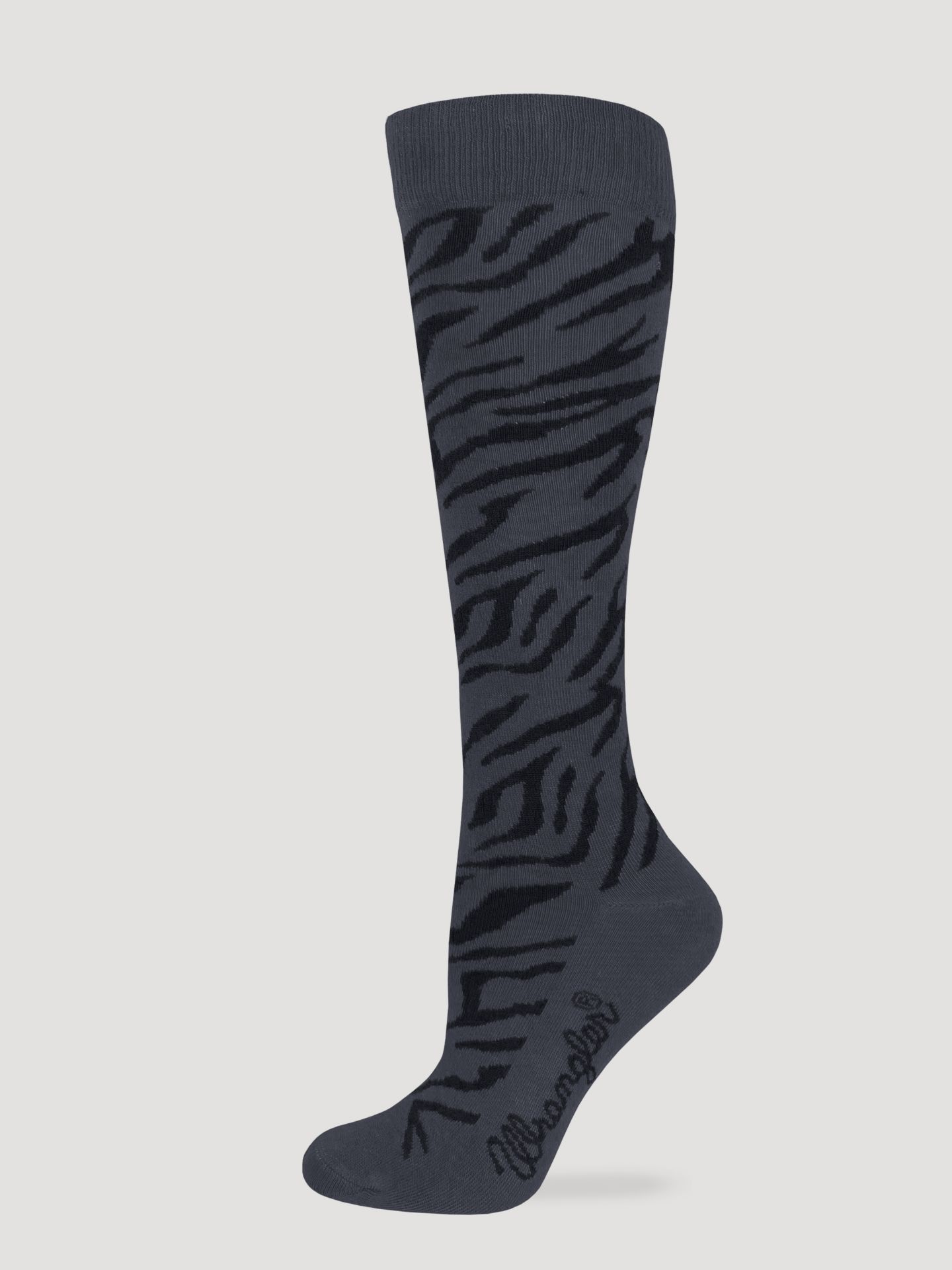 Носки Zebra, высокие, 3 шт. — Wrangler, цвет: Синий / Серый — фото 3