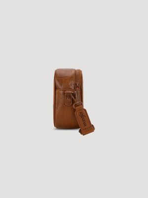 Clear Cross Body Stadium Bag:Brown:One Size alternative view 3