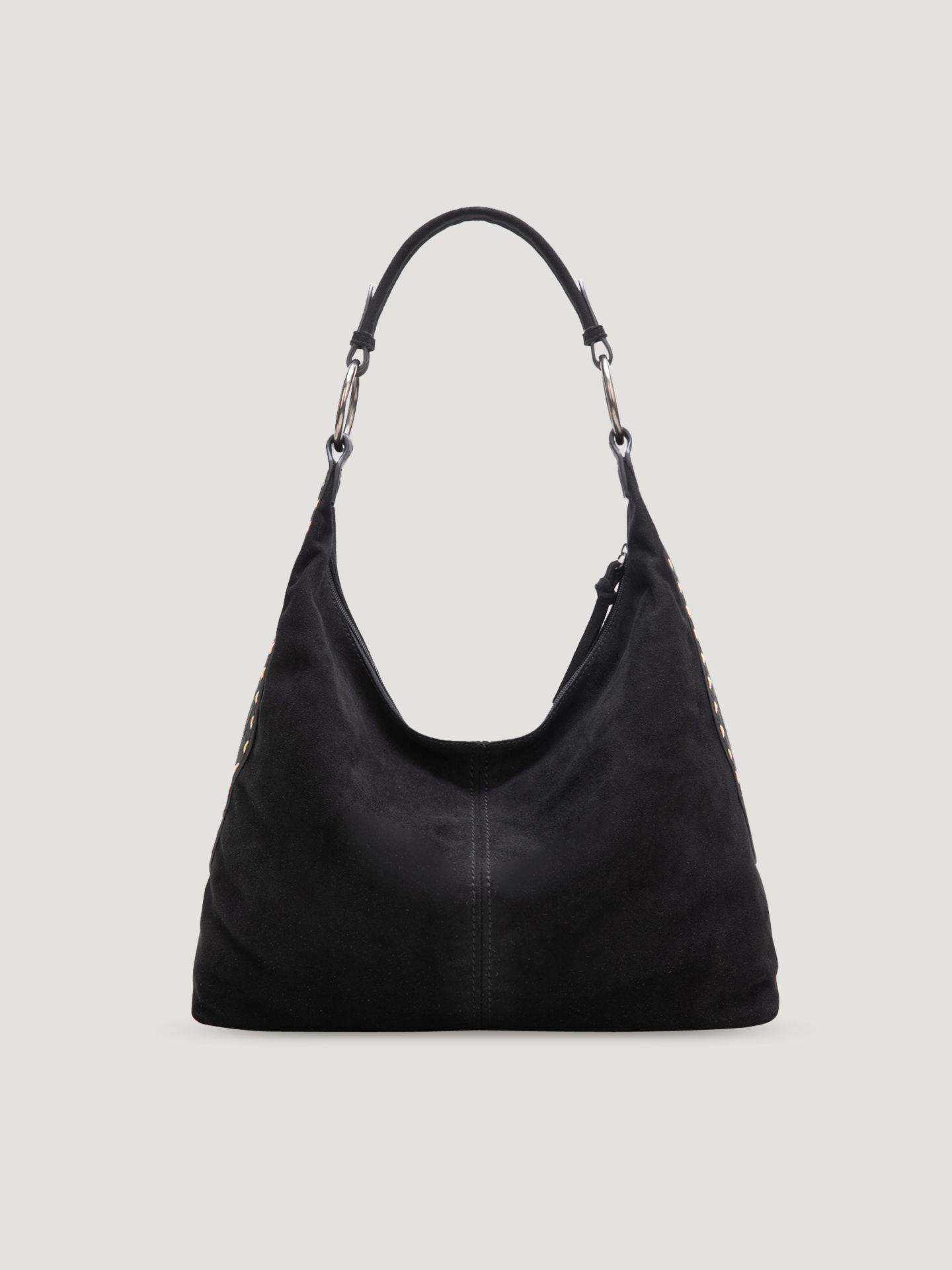 Женская сумка Wrangler Suede Boho Bag with Cosmetic Case, цвет: Чёрный — фото 2