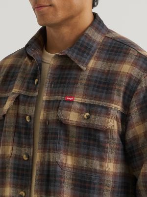 Men's Ridgeline Heavyweight Shirt Jacket in Asphalt Oak