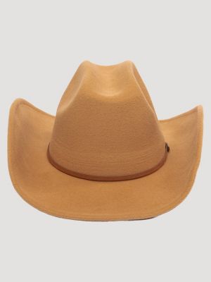Men's Faux Wool Cowboy Hat