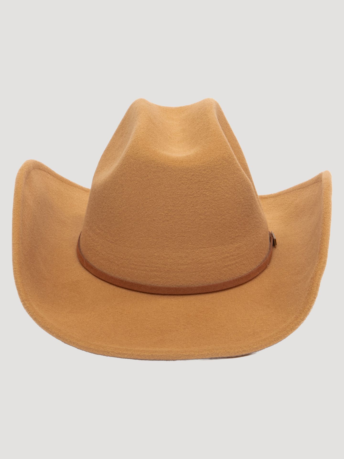 Мужской головной убор Wrangler Faux Wool Cowboy Hat, цвет: Коричневый — фото 2