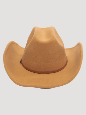 Men's Faux Wool Cowboy Hat