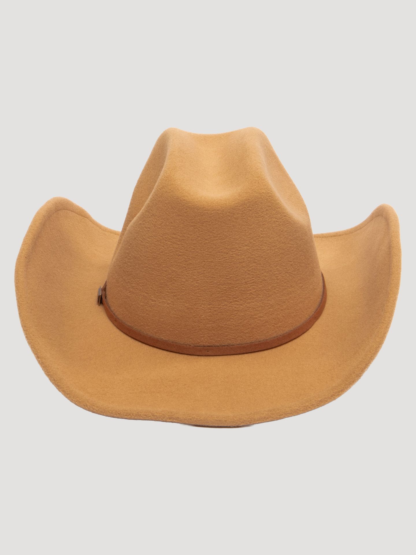 Мужской головной убор Wrangler Faux Wool Cowboy Hat, цвет: Коричневый — фото 4