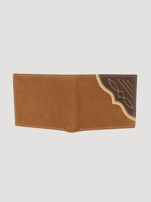 Men's Contrast RFID Traveler Wallet