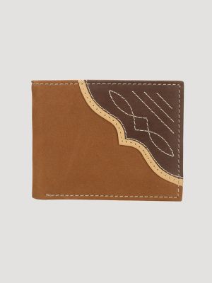 Men's Contrast RFID Traveler Wallet