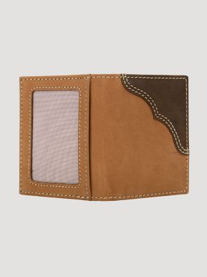 Men's Contrast RFID Front Pocket Wallet