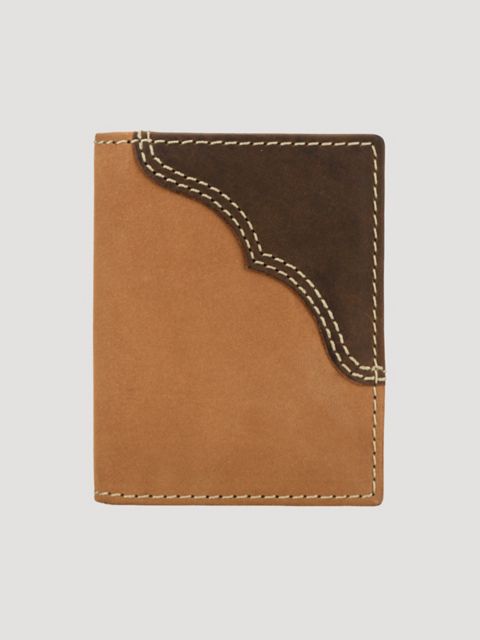 Женские кошельки Wrangler Men's Contrast RFID Front Pocket Wallet