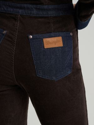 Women's Montana Corduroy Coverall in Chocolate Torte