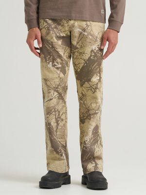 Men's Utility Moto Utility Pant in Camo Almond Milk