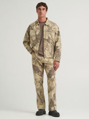 Men's Utility Moto Utility Pant in Camo Almond Milk