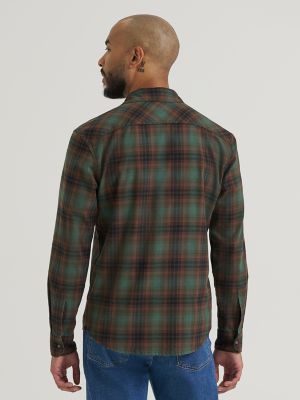 Men's Slim Fit Plaid Shirt