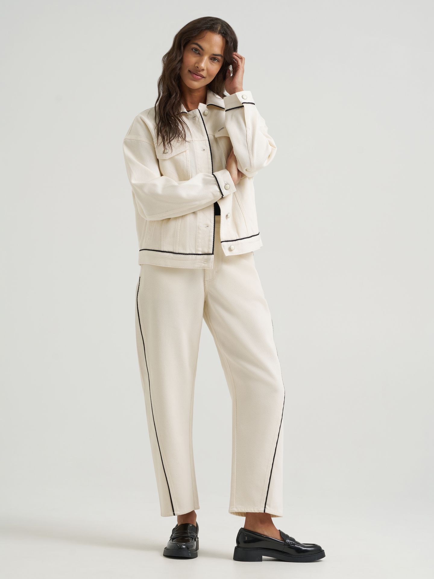 Женская куртка Wrangler Twill Piped Cowgirl, цвет: Egret — фото 2