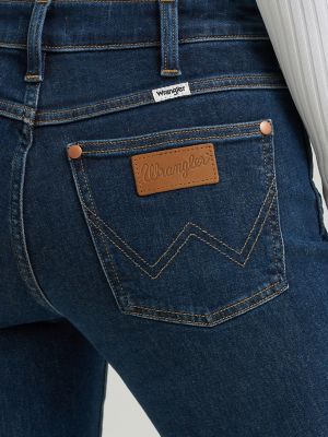 Women's Mid Rise Bootcut Jean in Indigo Eclipse