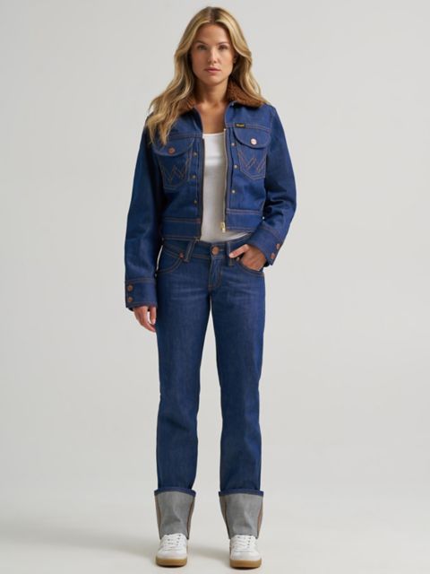 Женские джинсы Wrangler Super Wrangler® Low Rise Cuff Jean