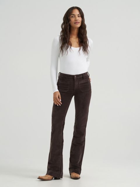 Женские джинсы Wrangler Patch Pocket Velour Jean
