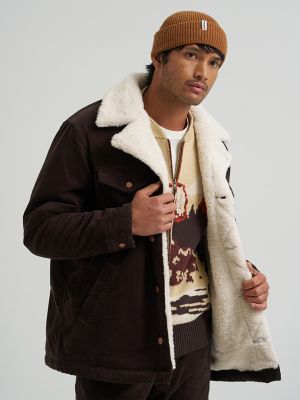 Men's Sherpa Lined Range Corduroy Jacket | NEW | Wrangler