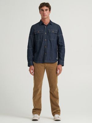 Men's Denim Relaxed Fit Overshirt