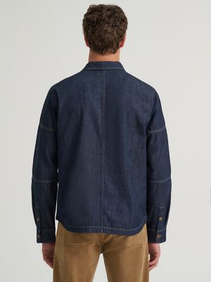 Men's Denim Relaxed Fit Overshirt