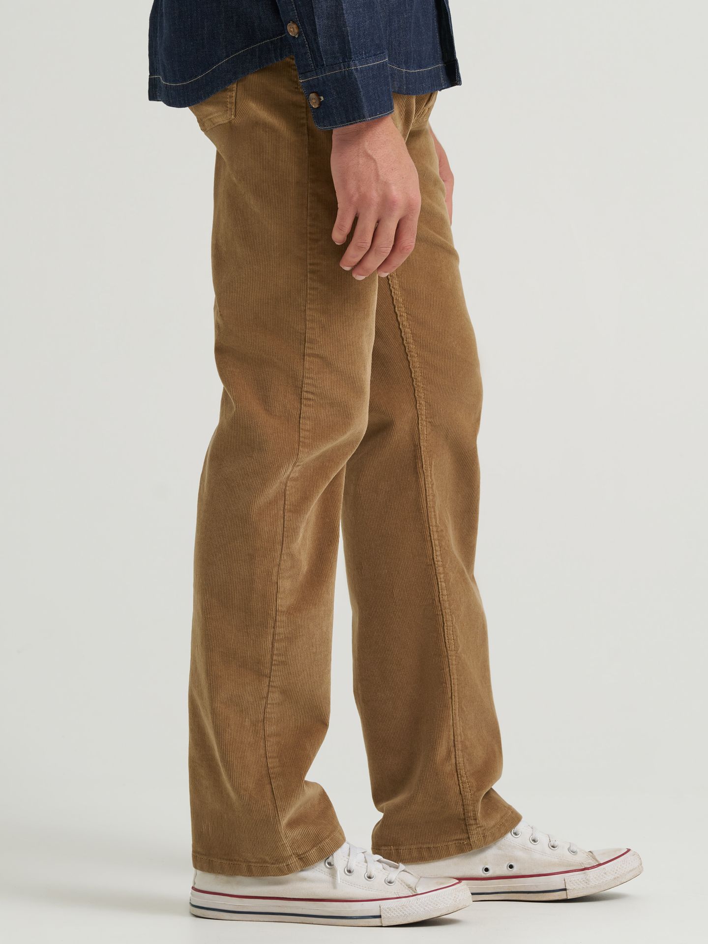 Мужские брюки Wrangler Corduroy 5 Pocket, цвет: Acorn — фото 3