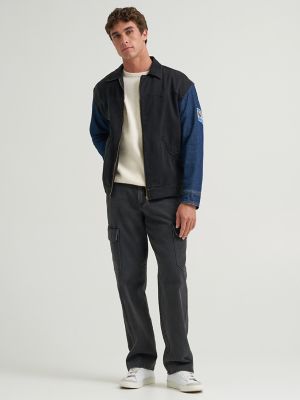 Men's Crossover Jacket in Black Morning Wash