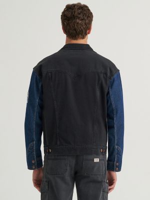 Men's Crossover Jacket in Black Morning Wash