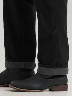 Men's Fleece Lined Cargo Pant in Black alternative view 8