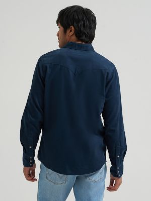Men's Corduroy Snap Front Western Shirt