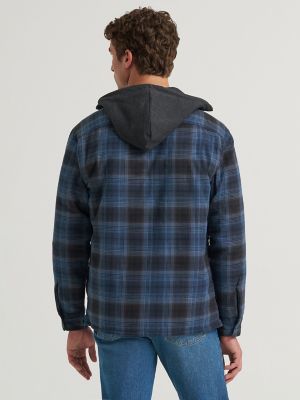 Men's Hooded Heavyweight Shirt Jacket