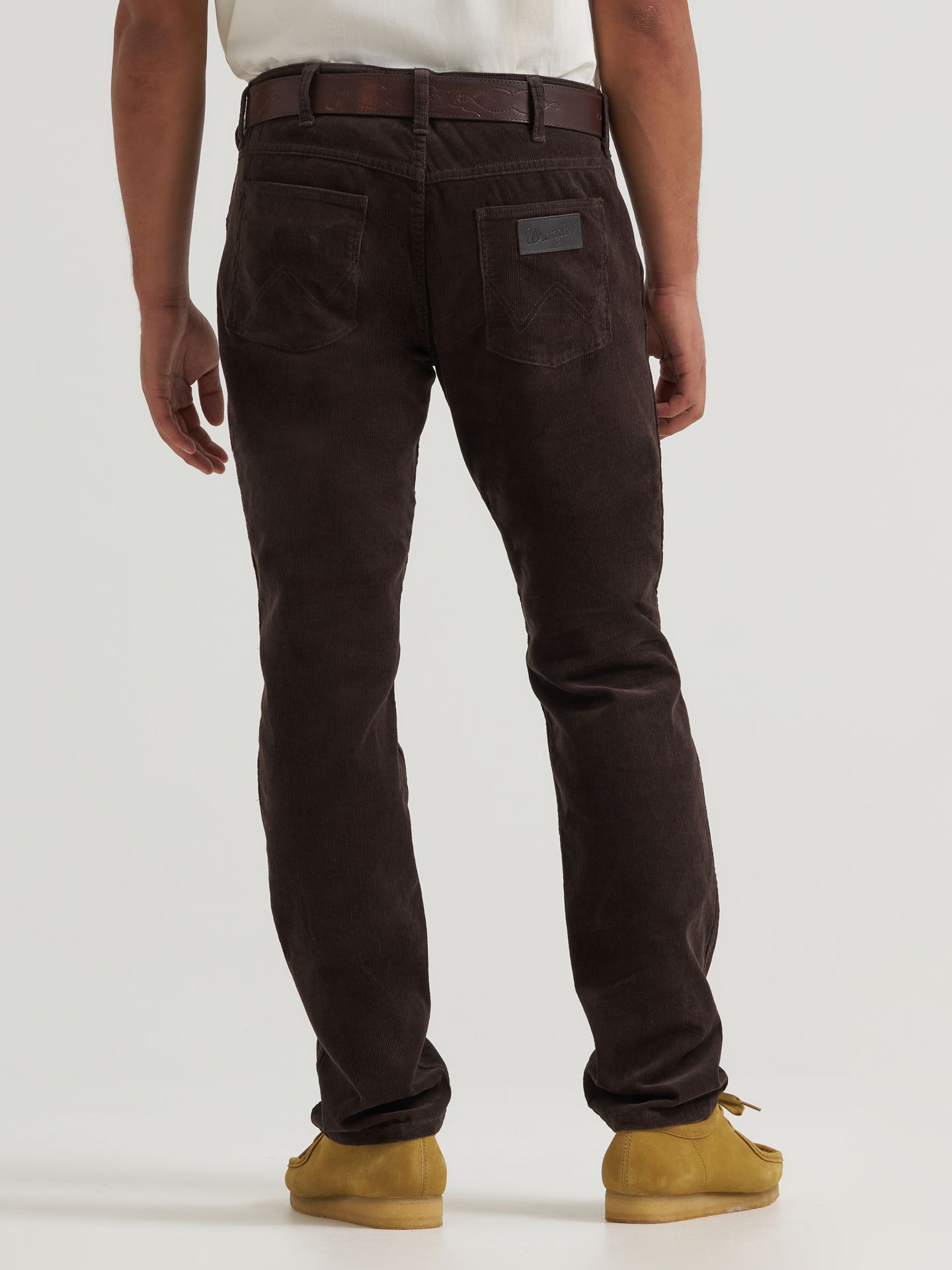Мужские брюки Wrangler Corduroy Greensboro, цвет: Шоколадный — фото 2