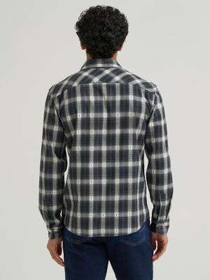 Men's Wrangler Five Star Novelty Shirt in Black/Green