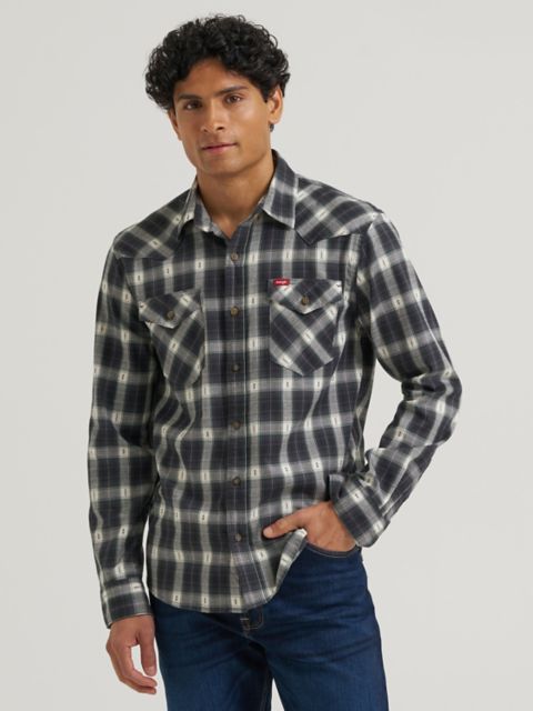 Мужские рубашки Wrangler Men's Wrangler Five Star Novelty Shirt