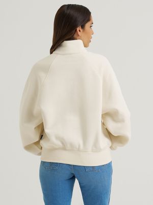 Women's Wrangler Half Snap Tunnel Neck Sweatshirt