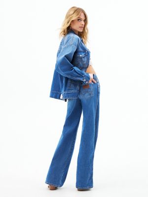 Wrangler x LoveShackFancy Wide Leg Jean