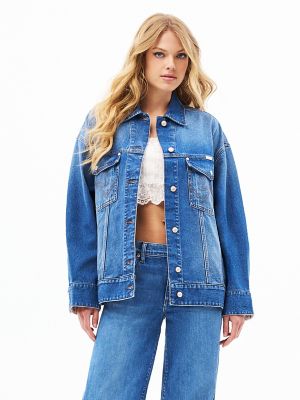 Wrangler x LoveShackFancy Oversized Denim Jacket