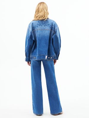 Wrangler x LoveShackFancy Oversized Denim Jacket