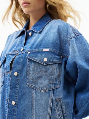 Wrangler x LoveShackFancy Oversized Denim Jacket