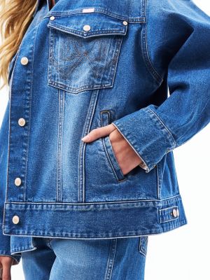 Wrangler x LoveShackFancy Oversized Denim Jacket