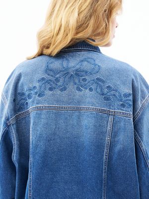 Wrangler x LoveShackFancy Oversized Denim Jacket