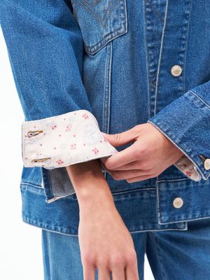 Wrangler x LoveShackFancy Oversized Denim Jacket