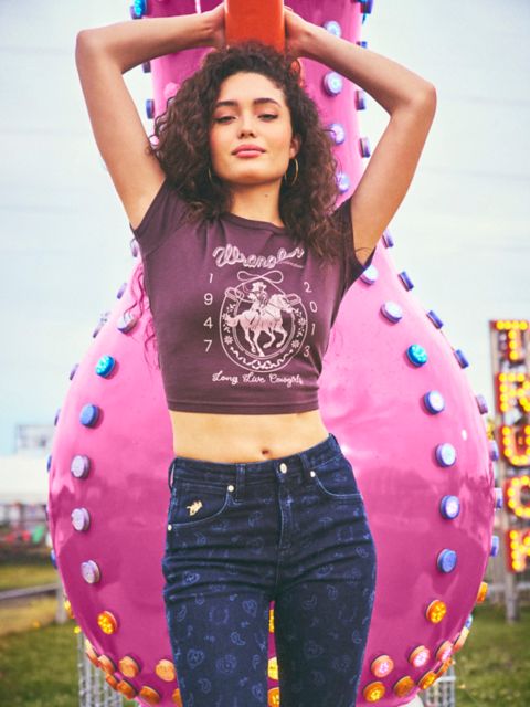 Женские футболки Wrangler x LoveShackFancy Tee