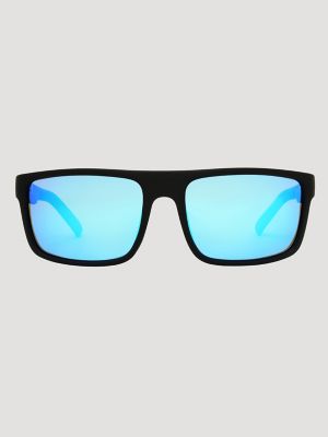 Blue Lens Rectangle Sunglasses