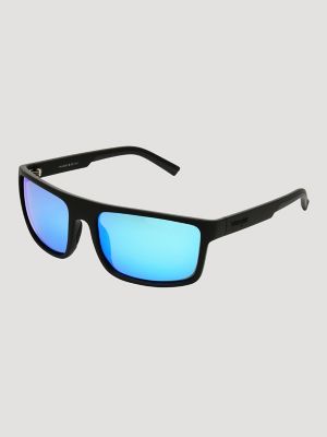 Blue Lens Rectangle Sunglasses