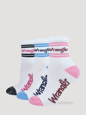 Women's Wrangler Stripe Quarter Socks (3-Pack)