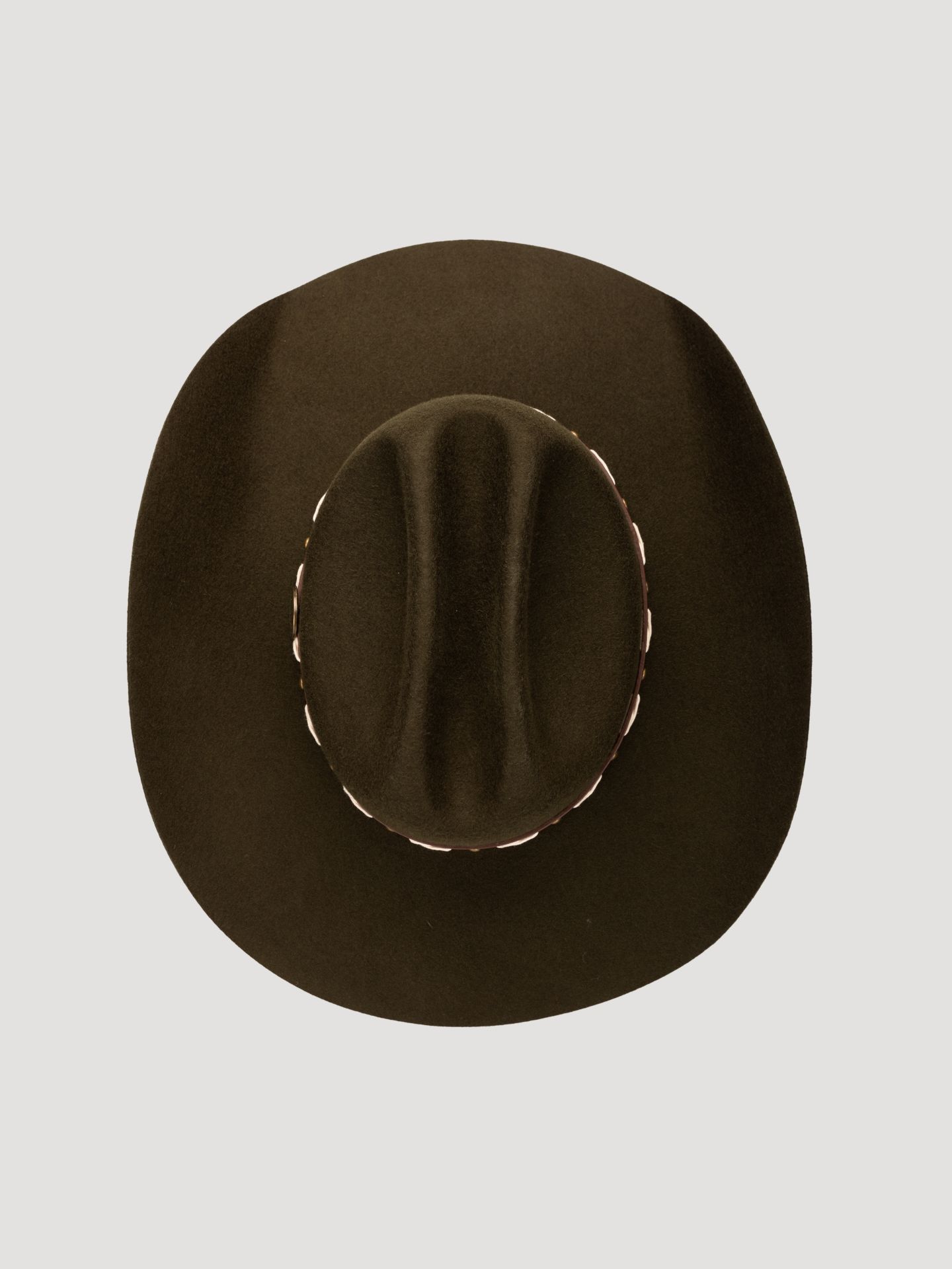 Головной убор Wrangler Cattlemen's Crease Cowboy Hat для мальчиков, цвет: Коричневый — фото 4